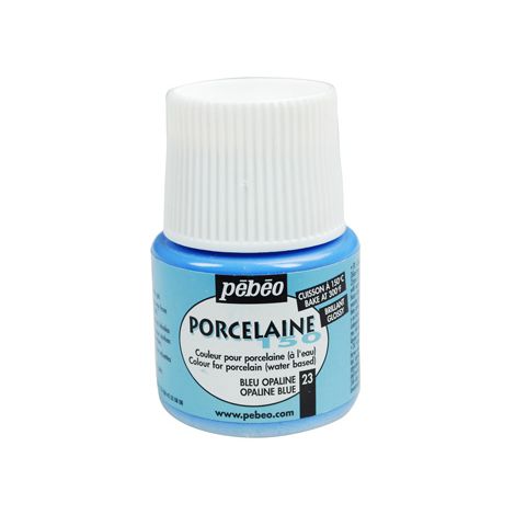 Farba do porcelany/szkła/ceramiki Pebeo Porcelaine150, 23 Opaline Blue